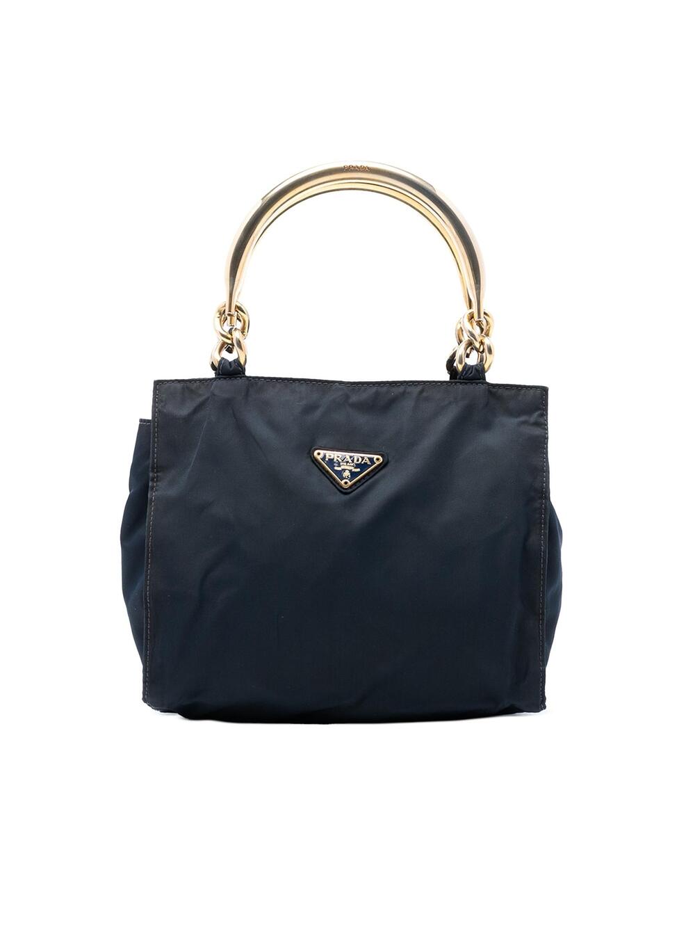 Prada Tessuto Metal Handle Bag Pre- #294177P44B